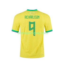 Koszulka Brazylia RICHARLISON 9 Domowe Koszulki Piłkarskie 2022 Krótki Rękaw